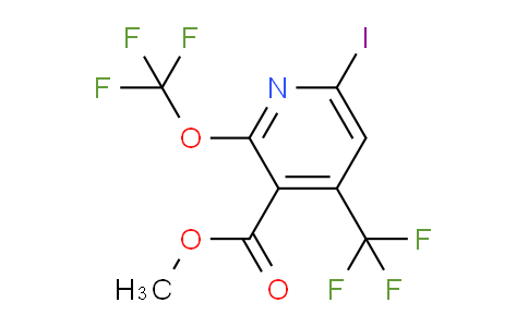 Methyl 6-iodo-2-(trifluoromethoxy)-4-(trifluoromethyl)pyridine-3-carboxylate