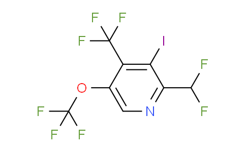 2-(Difluoromethyl)-3-iodo-5-(trifluoromethoxy)-4-(trifluoromethyl)pyridine
