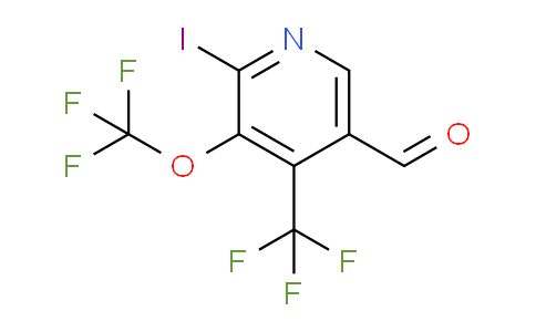 AM151196 | 1804842-68-9 | 2-Iodo-3-(trifluoromethoxy)-4-(trifluoromethyl)pyridine-5-carboxaldehyde