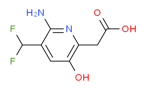 2-Amino-3-(difluoromethyl)-5-hydroxypyridine-6-acetic acid