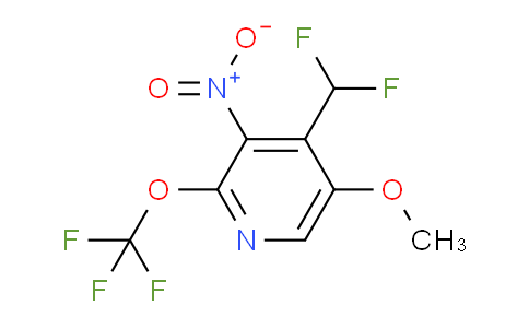4-(Difluoromethyl)-5-methoxy-3-nitro-2-(trifluoromethoxy)pyridine