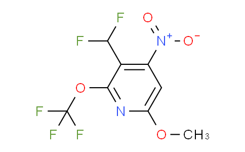 3-(Difluoromethyl)-6-methoxy-4-nitro-2-(trifluoromethoxy)pyridine
