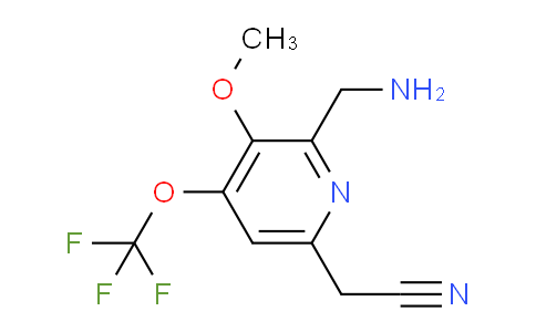 AM151235 | 1804465-90-4 | 2-(Aminomethyl)-3-methoxy-4-(trifluoromethoxy)pyridine-6-acetonitrile