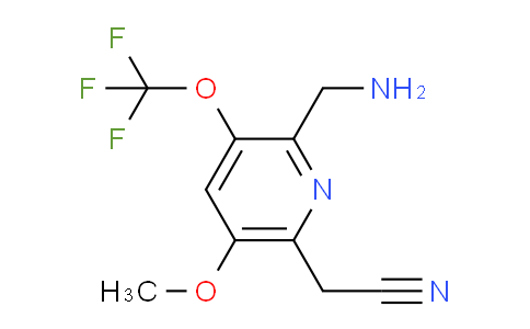 AM151237 | 1806183-94-7 | 2-(Aminomethyl)-5-methoxy-3-(trifluoromethoxy)pyridine-6-acetonitrile