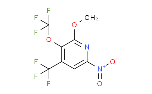 2-Methoxy-6-nitro-3-(trifluoromethoxy)-4-(trifluoromethyl)pyridine