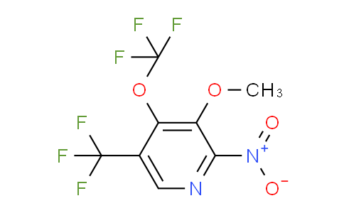 3-Methoxy-2-nitro-4-(trifluoromethoxy)-5-(trifluoromethyl)pyridine