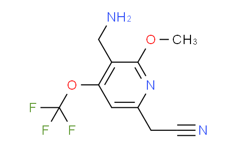 AM151256 | 1806754-37-9 | 3-(Aminomethyl)-2-methoxy-4-(trifluoromethoxy)pyridine-6-acetonitrile