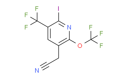 AM151258 | 1806030-45-4 | 2-Iodo-6-(trifluoromethoxy)-3-(trifluoromethyl)pyridine-5-acetonitrile