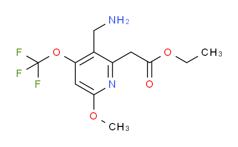 AM151264 | 1806255-47-9 | Ethyl 3-(aminomethyl)-6-methoxy-4-(trifluoromethoxy)pyridine-2-acetate