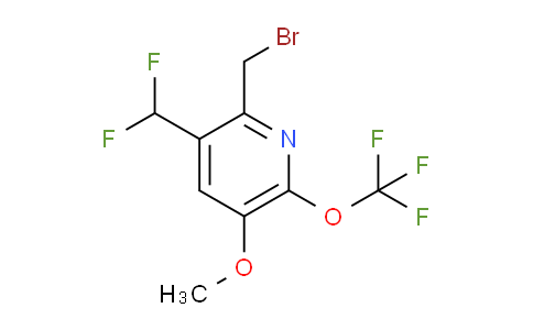 2-(Bromomethyl)-3-(difluoromethyl)-5-methoxy-6-(trifluoromethoxy)pyridine