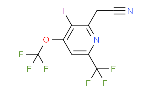 3-Iodo-4-(trifluoromethoxy)-6-(trifluoromethyl)pyridine-2-acetonitrile