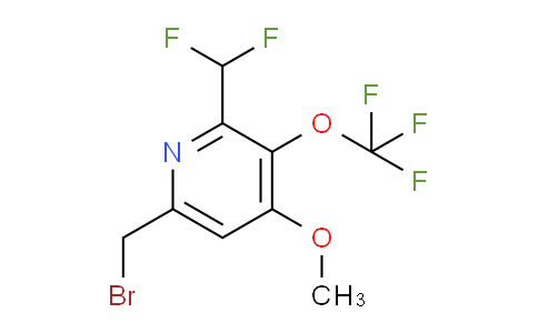 6-(Bromomethyl)-2-(difluoromethyl)-4-methoxy-3-(trifluoromethoxy)pyridine