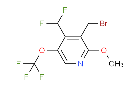 AM151288 | 1806255-65-1 | 3-(Bromomethyl)-4-(difluoromethyl)-2-methoxy-5-(trifluoromethoxy)pyridine