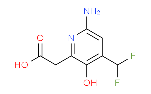 AM15129 | 1806816-42-1 | 6-Amino-4-(difluoromethyl)-3-hydroxypyridine-2-acetic acid