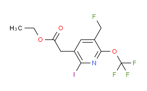AM151304 | 1806743-88-3 | Ethyl 3-(fluoromethyl)-6-iodo-2-(trifluoromethoxy)pyridine-5-acetate