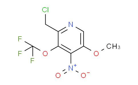 2-(Chloromethyl)-5-methoxy-4-nitro-3-(trifluoromethoxy)pyridine