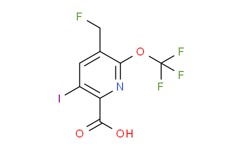3-(Fluoromethyl)-5-iodo-2-(trifluoromethoxy)pyridine-6-carboxylic acid