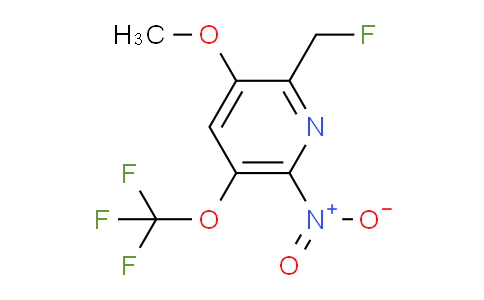 2-(Fluoromethyl)-3-methoxy-6-nitro-5-(trifluoromethoxy)pyridine