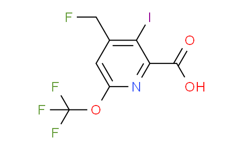 AM151334 | 1804350-57-9 | 4-(Fluoromethyl)-3-iodo-6-(trifluoromethoxy)pyridine-2-carboxylic acid