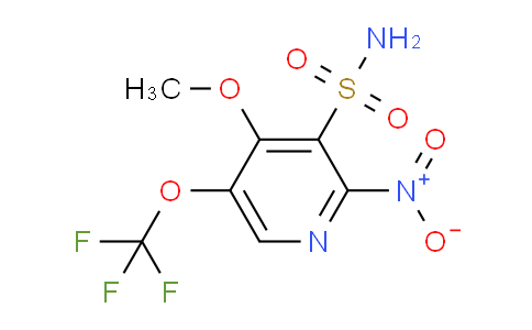 AM151355 | 1805136-22-4 | 4-Methoxy-2-nitro-5-(trifluoromethoxy)pyridine-3-sulfonamide