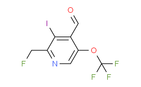 AM151398 | 1804635-58-2 | 2-(Fluoromethyl)-3-iodo-5-(trifluoromethoxy)pyridine-4-carboxaldehyde