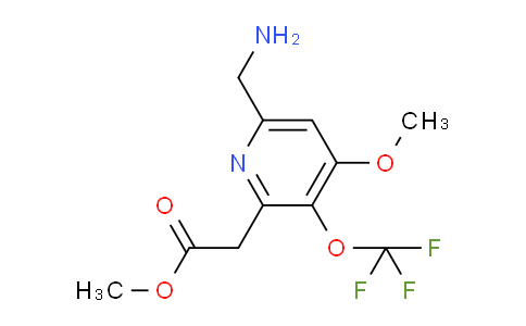 AM151409 | 1806764-10-2 | Methyl 6-(aminomethyl)-4-methoxy-3-(trifluoromethoxy)pyridine-2-acetate