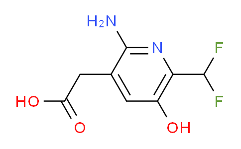 AM15142 | 1805953-86-9 | 2-Amino-6-(difluoromethyl)-5-hydroxypyridine-3-acetic acid