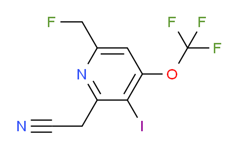 AM151423 | 1804839-21-1 | 6-(Fluoromethyl)-3-iodo-4-(trifluoromethoxy)pyridine-2-acetonitrile