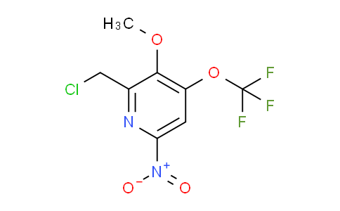 2-(Chloromethyl)-3-methoxy-6-nitro-4-(trifluoromethoxy)pyridine