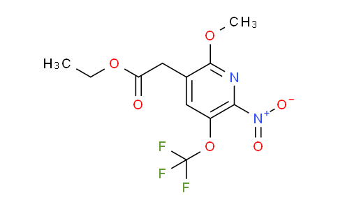 Ethyl 2-methoxy-6-nitro-5-(trifluoromethoxy)pyridine-3-acetate