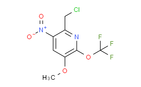 2-(Chloromethyl)-5-methoxy-3-nitro-6-(trifluoromethoxy)pyridine