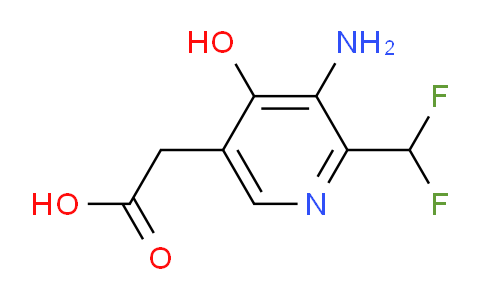 AM15144 | 1805012-46-7 | 3-Amino-2-(difluoromethyl)-4-hydroxypyridine-5-acetic acid