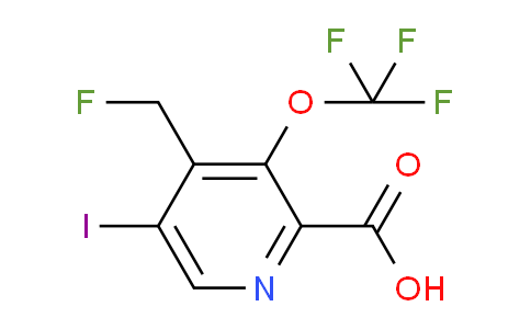 AM151446 | 1805032-32-9 | 4-(Fluoromethyl)-5-iodo-3-(trifluoromethoxy)pyridine-2-carboxylic acid
