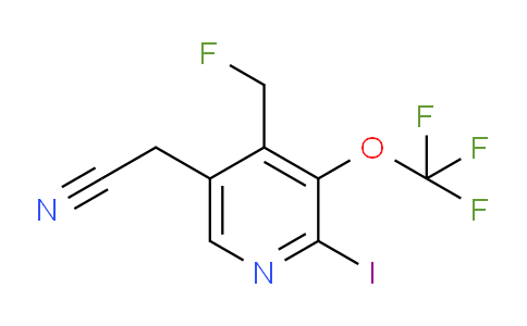 AM151447 | 1803965-85-6 | 4-(Fluoromethyl)-2-iodo-3-(trifluoromethoxy)pyridine-5-acetonitrile