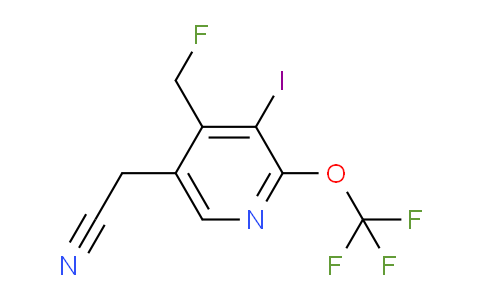 AM151451 | 1804839-32-4 | 4-(Fluoromethyl)-3-iodo-2-(trifluoromethoxy)pyridine-5-acetonitrile