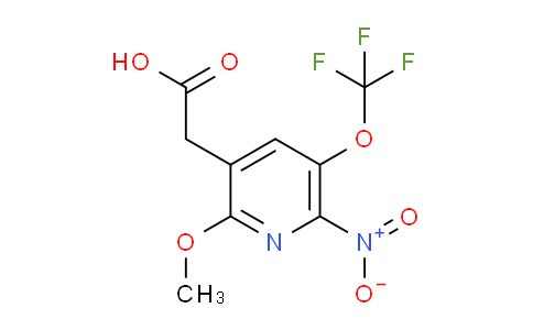 2-Methoxy-6-nitro-5-(trifluoromethoxy)pyridine-3-acetic acid