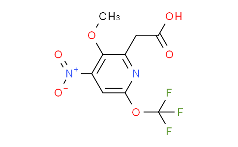 3-Methoxy-4-nitro-6-(trifluoromethoxy)pyridine-2-acetic acid