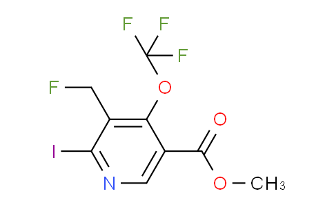 Methyl 3-(fluoromethyl)-2-iodo-4-(trifluoromethoxy)pyridine-5-carboxylate
