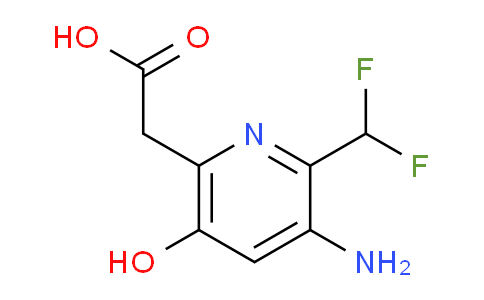 AM15147 | 1806816-45-4 | 3-Amino-2-(difluoromethyl)-5-hydroxypyridine-6-acetic acid