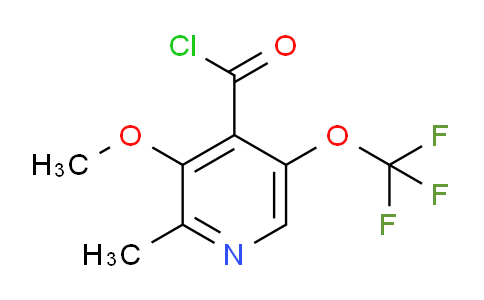 3-Methoxy-2-methyl-5-(trifluoromethoxy)pyridine-4-carbonyl chloride