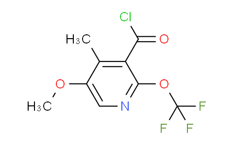 5-Methoxy-4-methyl-2-(trifluoromethoxy)pyridine-3-carbonyl chloride