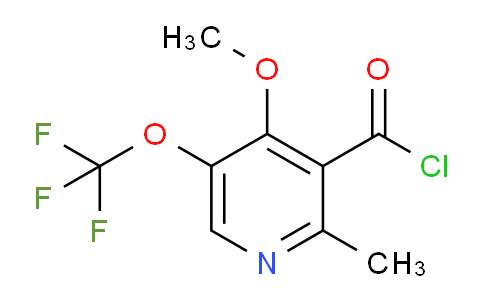 AM151480 | 1806182-54-6 | 4-Methoxy-2-methyl-5-(trifluoromethoxy)pyridine-3-carbonyl chloride