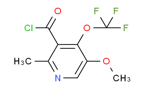 5-Methoxy-2-methyl-4-(trifluoromethoxy)pyridine-3-carbonyl chloride