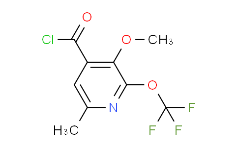 3-Methoxy-6-methyl-2-(trifluoromethoxy)pyridine-4-carbonyl chloride