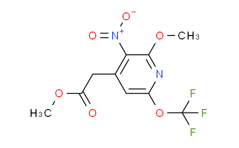 Methyl 2-methoxy-3-nitro-6-(trifluoromethoxy)pyridine-4-acetate