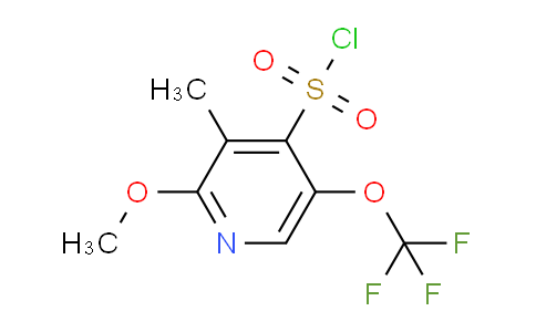 2-Methoxy-3-methyl-5-(trifluoromethoxy)pyridine-4-sulfonyl chloride
