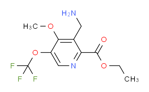 AM151495 | 1804766-63-9 | Ethyl 3-(aminomethyl)-4-methoxy-5-(trifluoromethoxy)pyridine-2-carboxylate