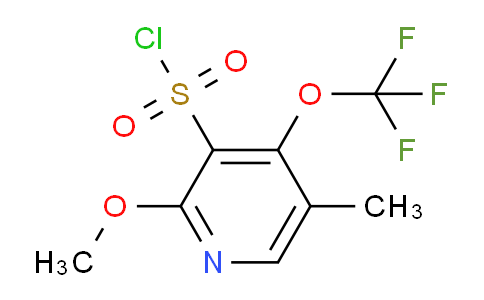 2-Methoxy-5-methyl-4-(trifluoromethoxy)pyridine-3-sulfonyl chloride