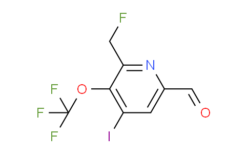 AM151504 | 1804357-69-4 | 2-(Fluoromethyl)-4-iodo-3-(trifluoromethoxy)pyridine-6-carboxaldehyde