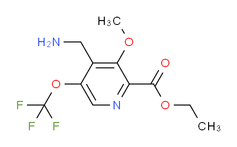 AM151506 | 1804766-95-7 | Ethyl 4-(aminomethyl)-3-methoxy-5-(trifluoromethoxy)pyridine-2-carboxylate